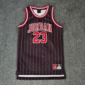 Jordan Boy Chicago Bulls Michael Jordan #23 Pinstripe Jersey/Shorts Size Medium